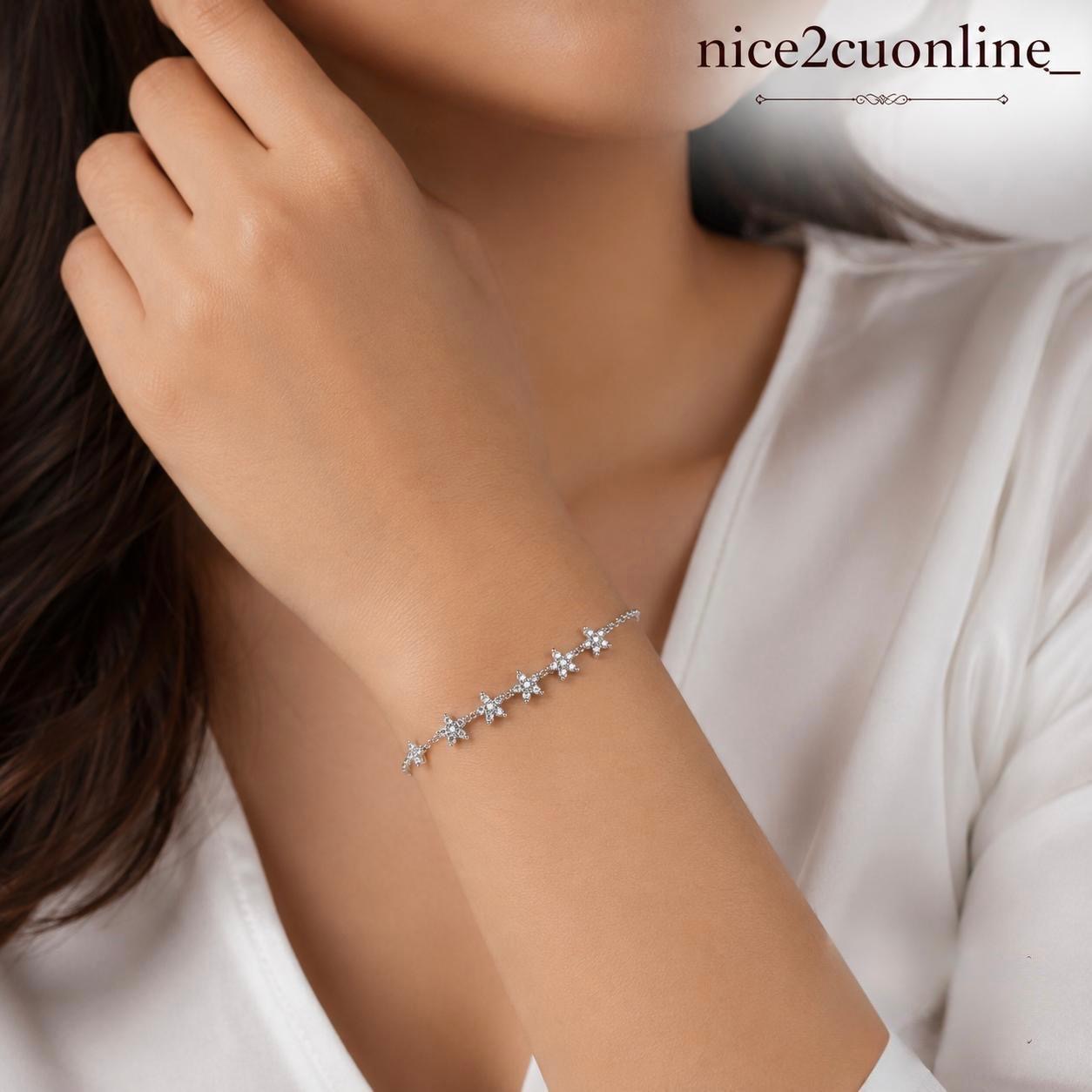 THE ARGENT FLORA SPARKLE BRACELET