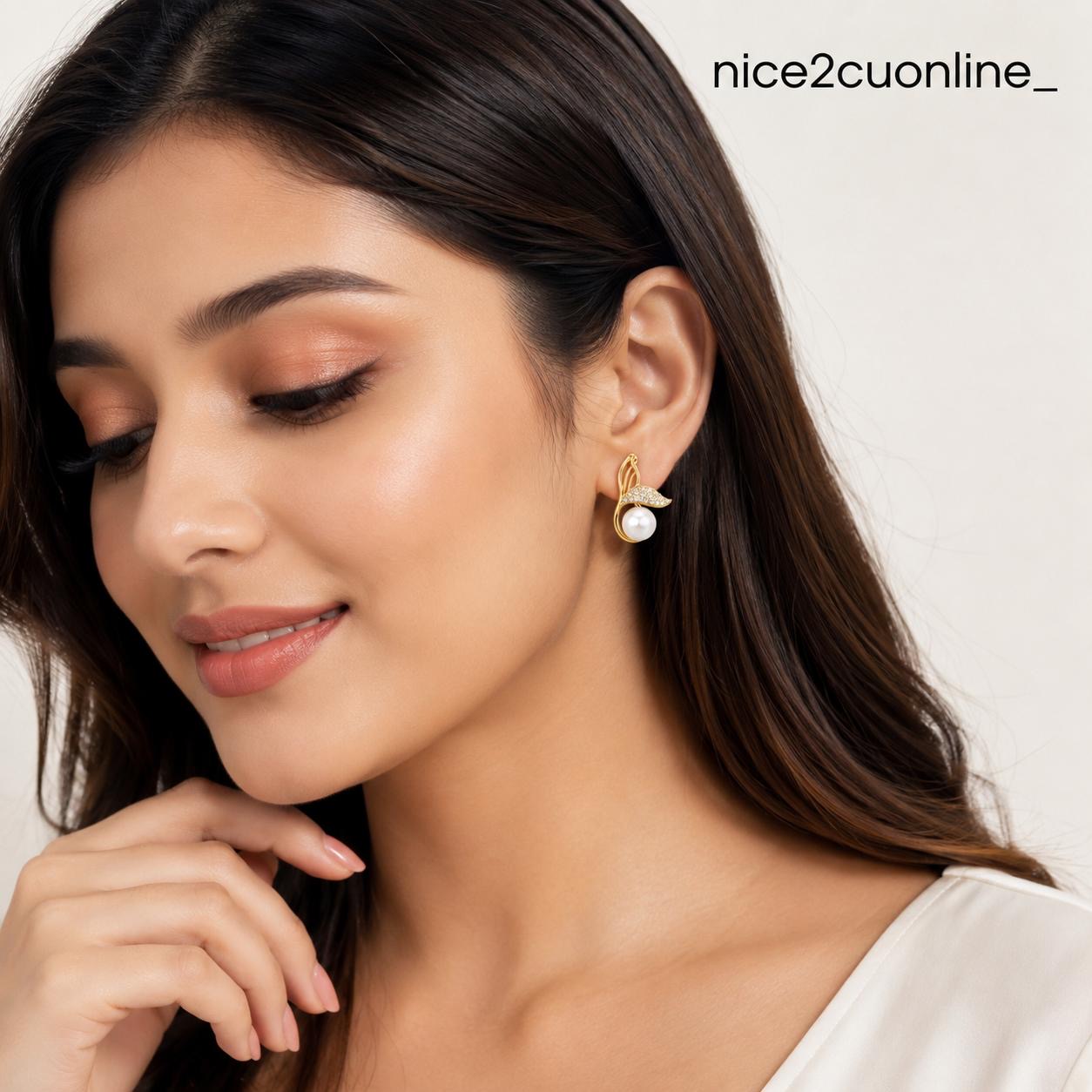 MARINA WING PEARL EARRING